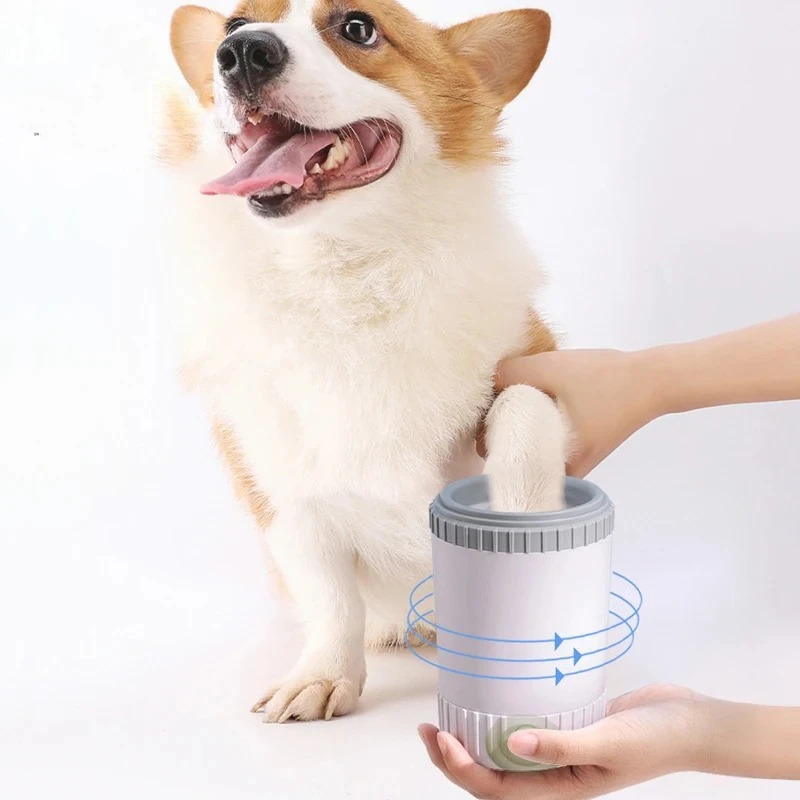 Dog Paw Cleaner - Evcil Köpek Pati Temizleme Kabı Taşınabilir