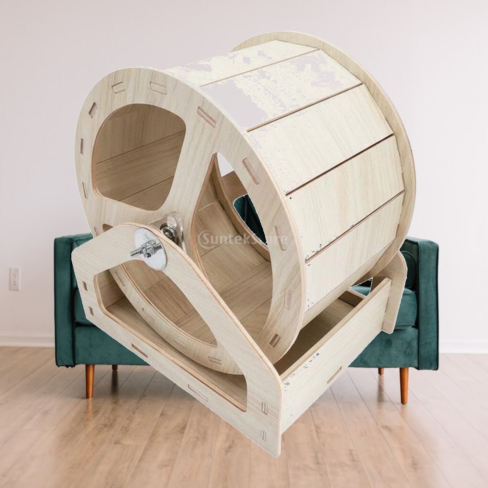 Hamster Cage Wheel - Hamster Koşu Tekerleği Su Geçirmez Ahşap