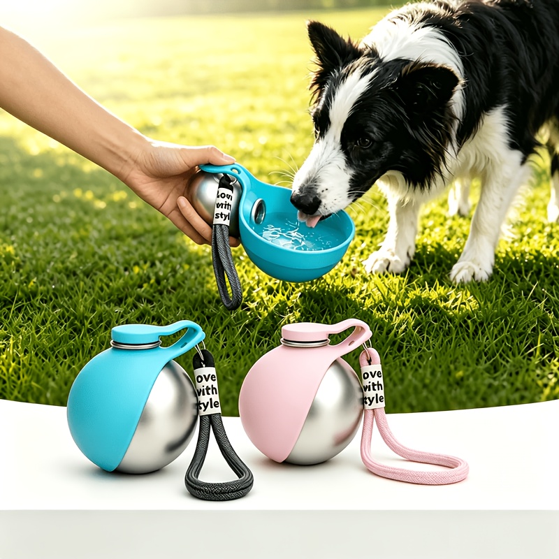 Pet Supplies Co - Köpek Su Şişesi Paslanmaz Çelik 285ml