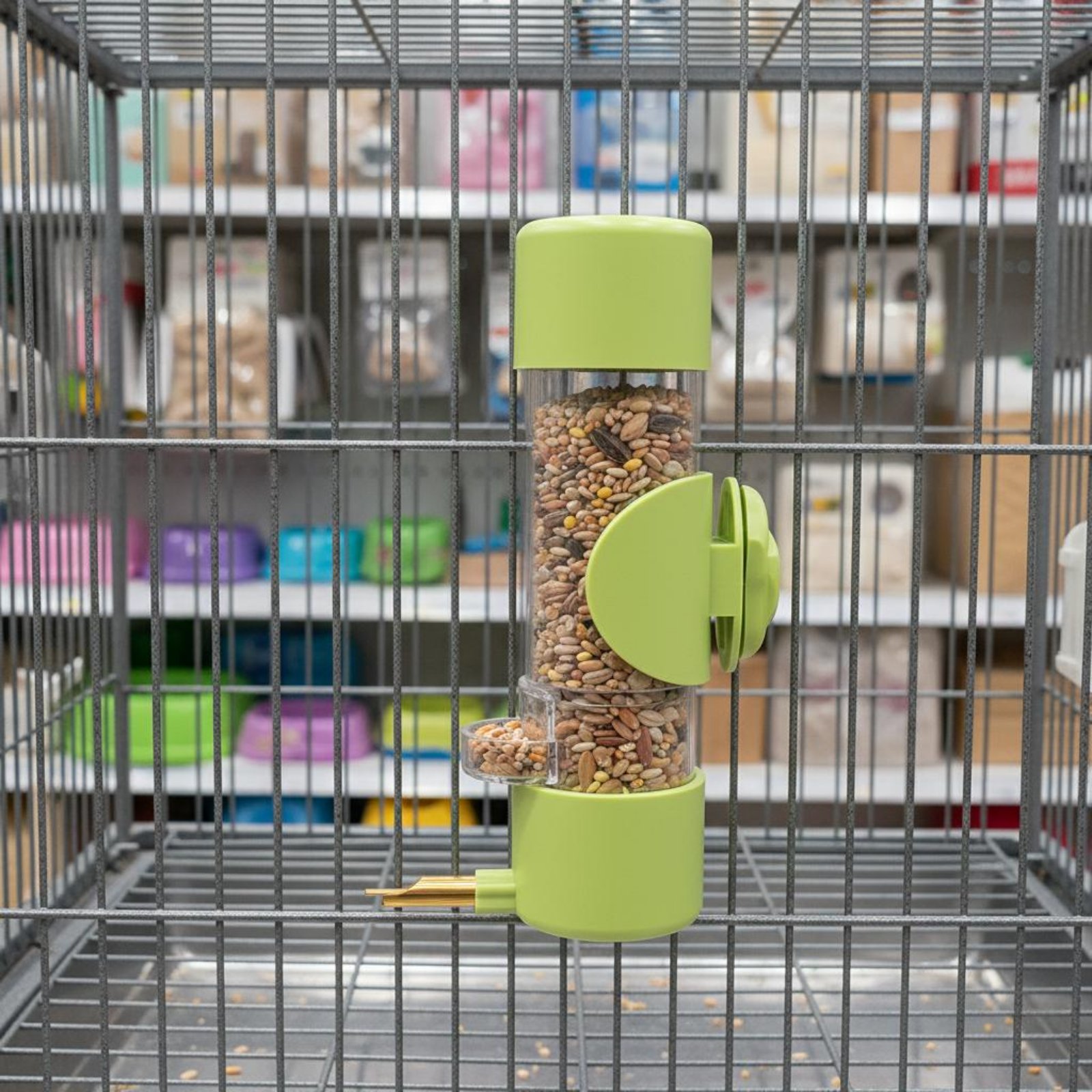 Pet Supplies In - Tohum Ayırıcı Besleyici Sıçramaya Dayanıklı Dağınıklık