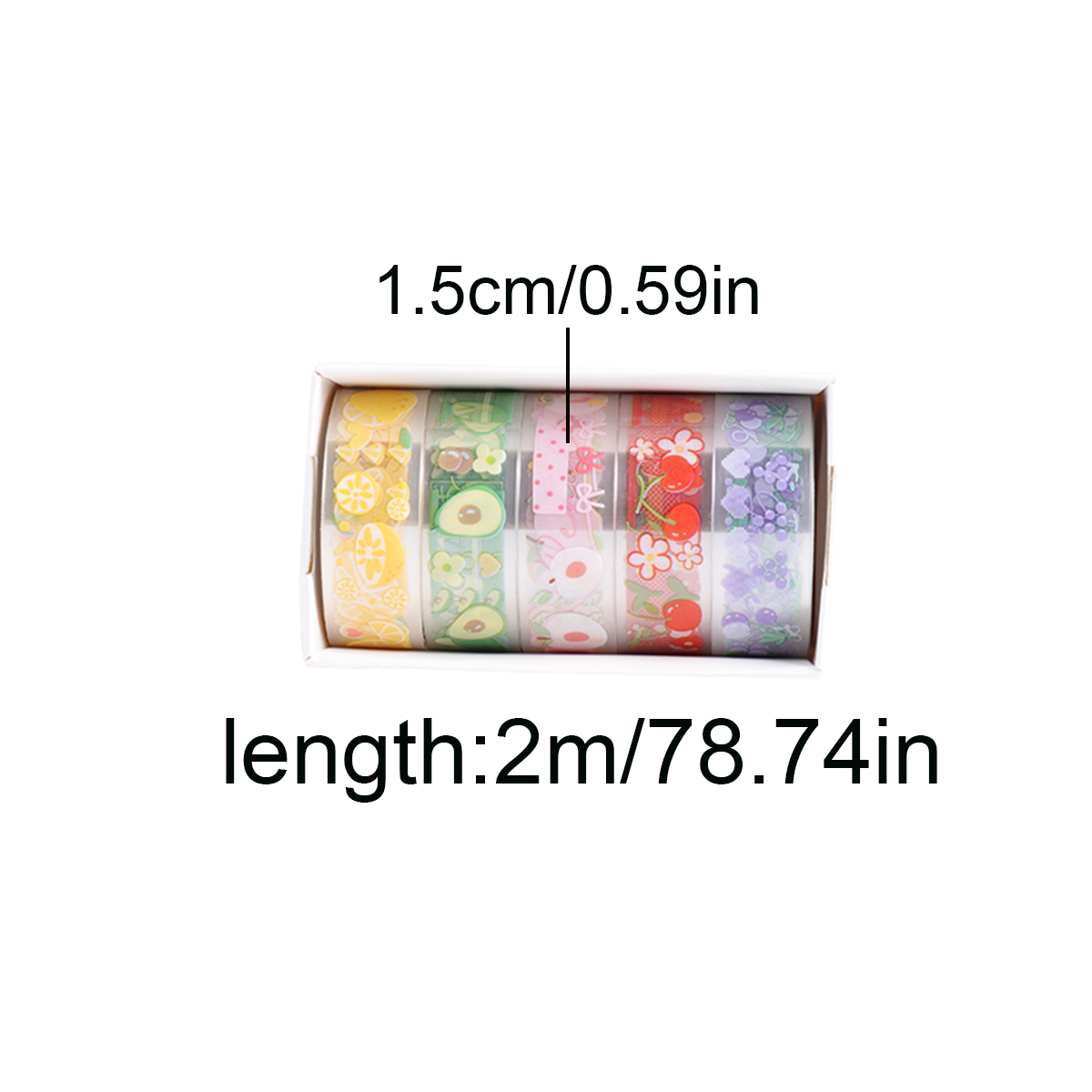 5 Rulo Şeffaf PET Washi Bant S - Pet Supplies In incelemesi ve fiyatı