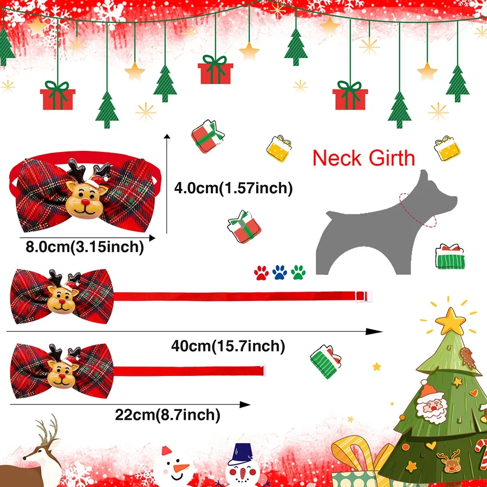 50/100 adet Noel Köpek Bowties - Pet Supplies Co incelemesi ve fiyatı
