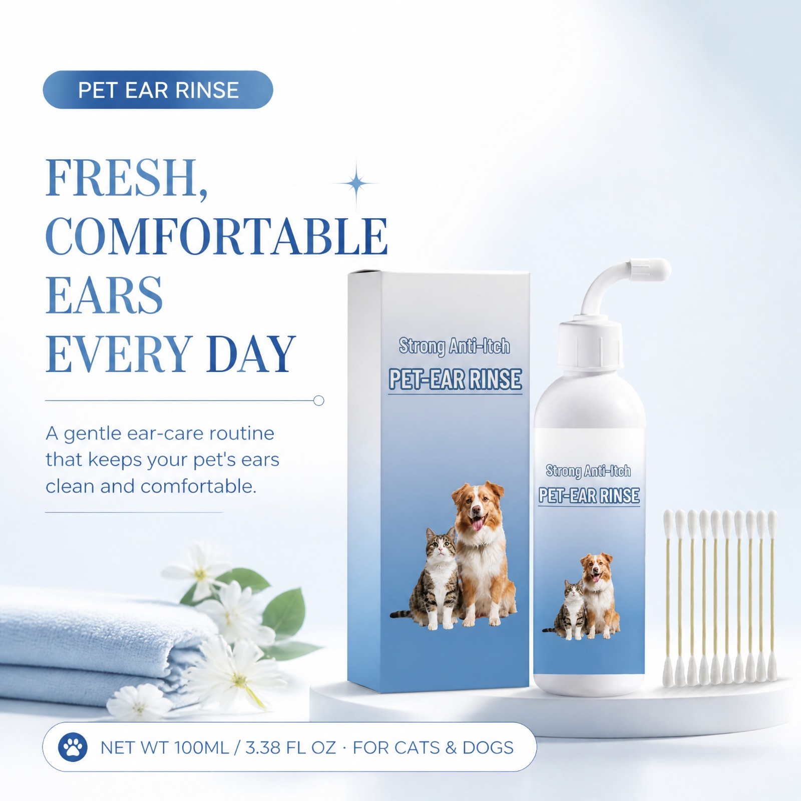 Evcil Hayvan Kulak Temizleyici - Pet Ear Cleaner incelemesi ve fiyatı