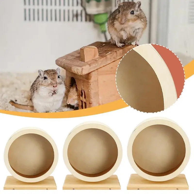 Sessiz Ahşap Hamster Egzersiz  - Hamster Cage Wheel incelemesi ve fiyatı