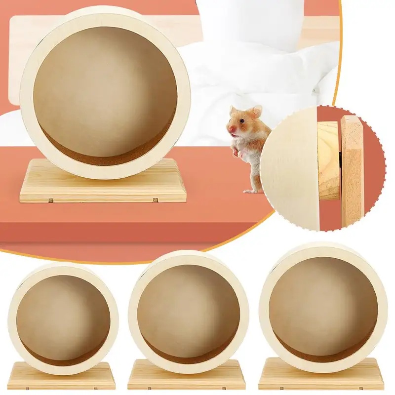 Sessiz Ahşap Hamster Egzersiz  - Hamster Cage Wheel incelemesi ve fiyatı